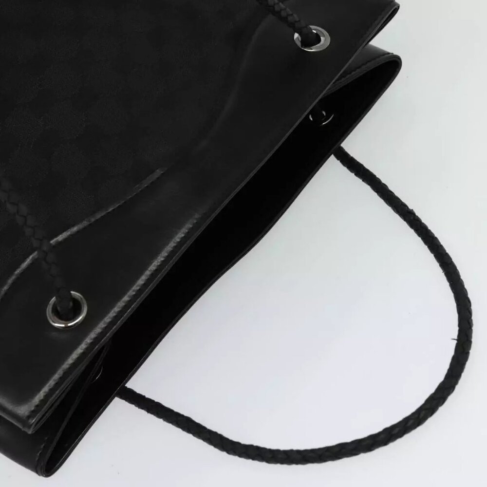GUCCI GG Canvas Tote Bag Black 109141 Auth - Picture 8 of 16